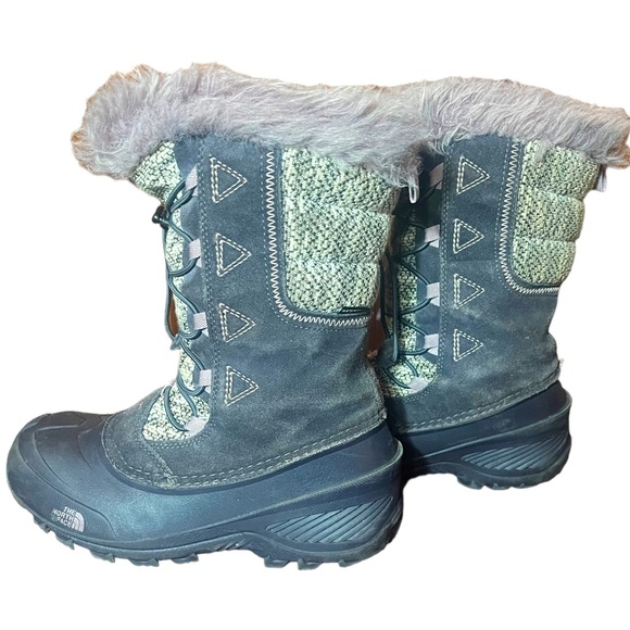 THE NORTH FACE GIRLS SHELLISTA LACE NOVELTY WINTER SNOW BOOT GOOD CONDITION (4) - Picture 4 of 7